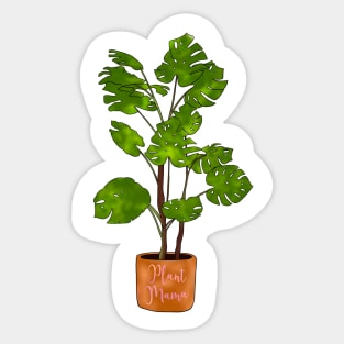 Monstera Plant Mama Sticker